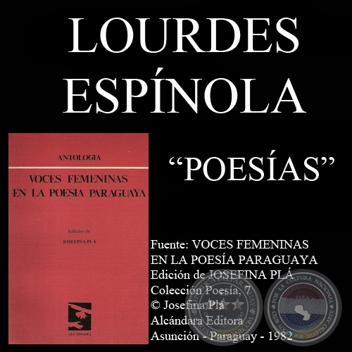 VISIÓN DEL ARCÁNGEL EN ONCE PUERTAS, 1973 - Poesías de LOURDES ESPÍNOLA
