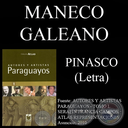PINASCO - Letra: MANECO GALEANO