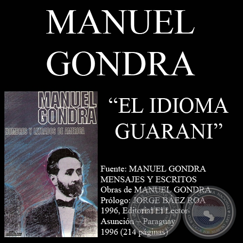EL IDIOMA GUARANI (Documento de MANUEL GONDRA)