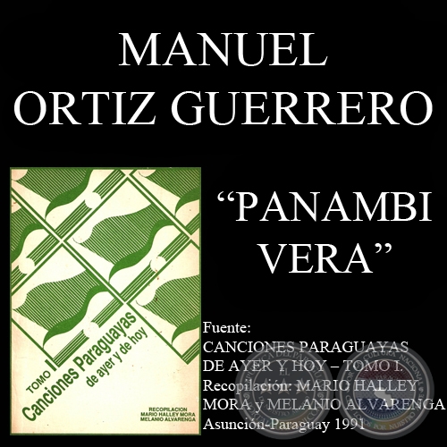 PANAMBI VERA - Canción de MANUEL ORTIZ GUERRERO