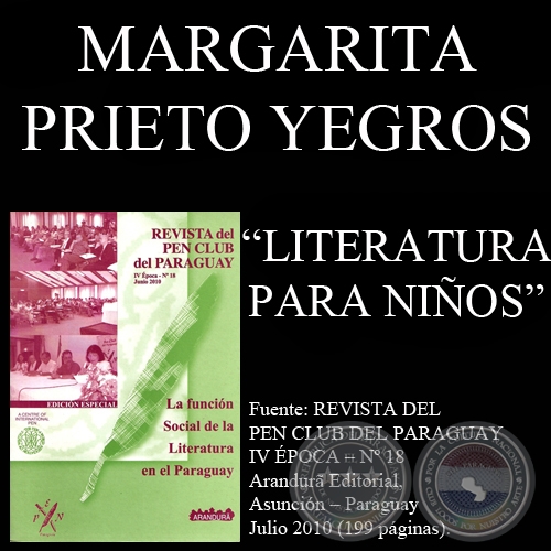 LITERATURA PARA NIÑOS (Ponencia de MARGARITA PRIETO YEGROS)