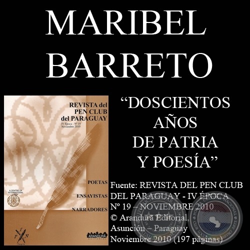 DOSCIENTOS AÑOS DE PATRIA Y POESÍA - Ensayo de MARIBEL BARRETO