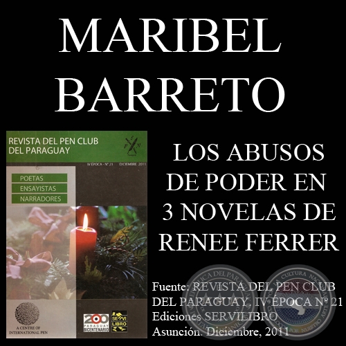 LOS ABUSOS DE PODER EN TRES NOVELAS DE RENEE FERRER - Ensayo de MARIBEL BARRETO