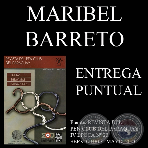 ENTREGA PUNTUAL - Narrativa de MARIBEL BARRETO