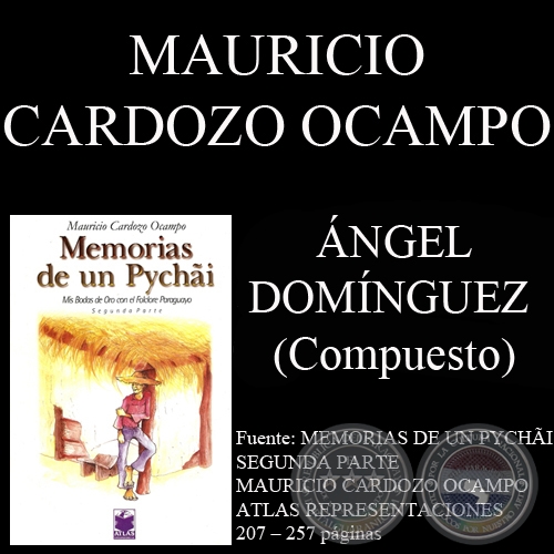 ÁNGEL DOMÍNGUEZ - Letra y música: MAURICIO CARDOZO OCAMPO