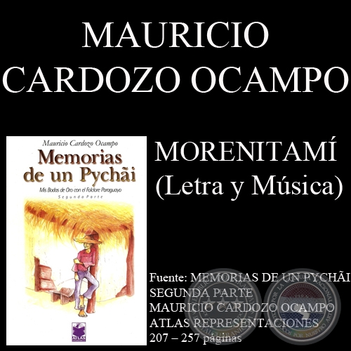 MORENITAMÍ - Letra y música: MAURICIO CARDOZO OCAMPO