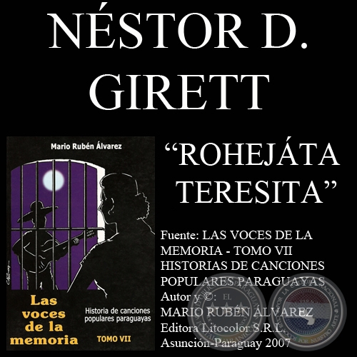 ROHEJTA TERESITA - Letra y msica: NSTOR DAMIN GIRETT