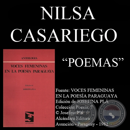 POEMAS DE NILSA CASARIEGO DE BEDOYA