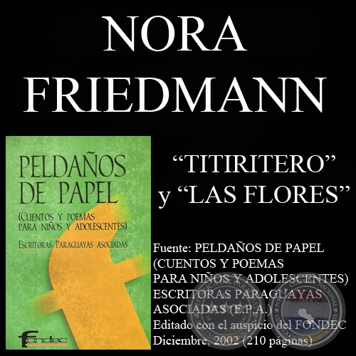 TITIRITERO y LAS FLORES - Poesías de NORA FRIEDMANN