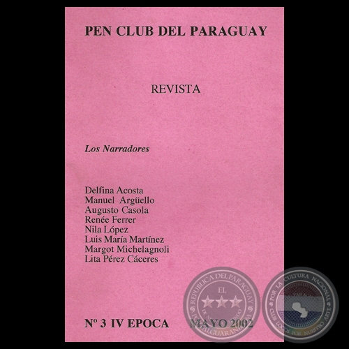 REVISTA DEL PEN CLUB PARAGUAY, 2002 - N° 3 – IV ÉPOCA
