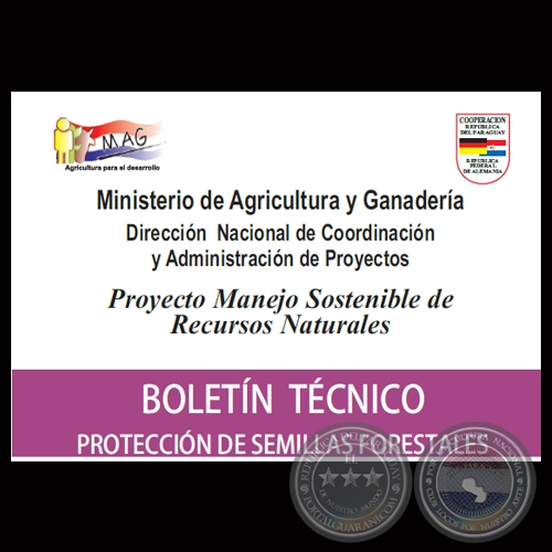 PROTECCIN DE SEMILLAS FORESTALES - MINISTERIO DE AGRICULTURA Y GANADERA