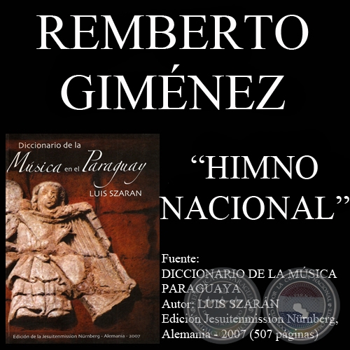 HIMNO NACIONAL PARAGUAYO PARA PIANO Y CANTO - Transcripción de REMBERTO GIMÉNEZ