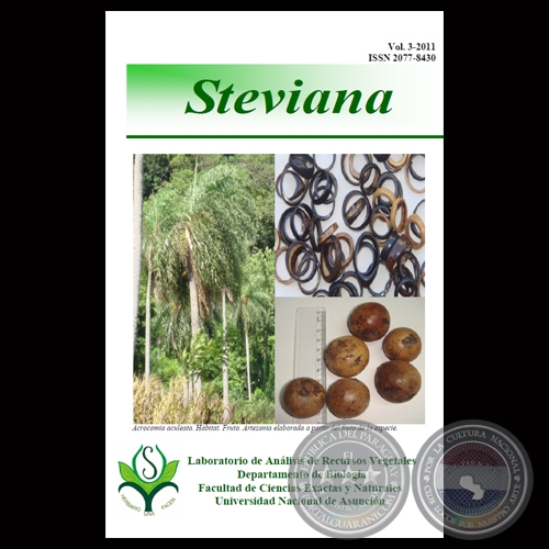 REVISTA STEVIANA - VOLUMEN 3 – AÑO 2010 - Publicación del Herbario FACEN