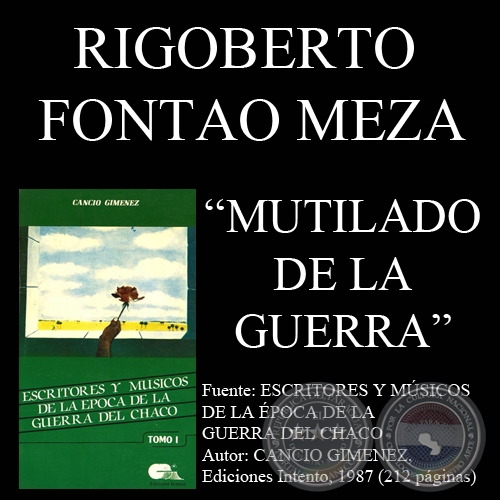 MUTILADO DE LA GUERRA - Poesía de RIGOBERTO FONTAO MEZA