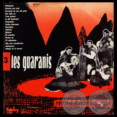 RITMOS DE AMÉRICA LATINA - VOLUMEN 3 - LES GUARANIS - Año 1956