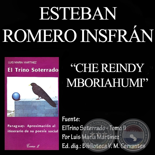 CHE REINDY MBORIAJHUMI (De EL TRINO SOTERRADO - TOMO II de LUIS MARÍA MARTÍNEZ)
