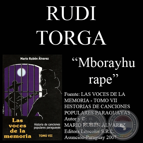 MBORAYHU RAPE - Letra de la canción: RUDI TORGA