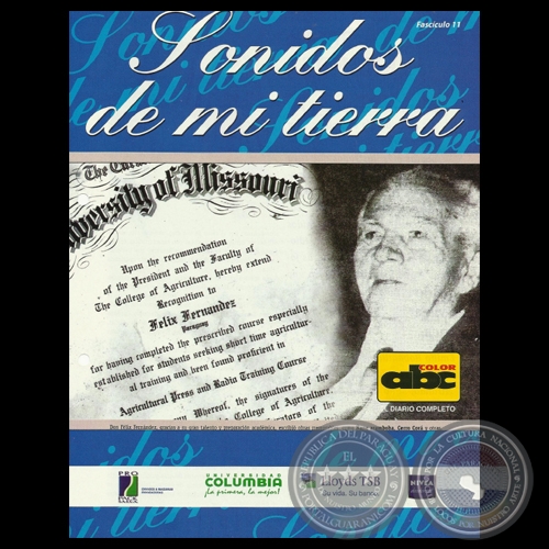 SONIDOS DE MI TIERRA - FASCCULO N 11 - FLIX FERNNDEZ