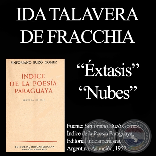 ÉXTASIS y NUBES (De ÍNDICE DE LA POESÍA de SINFORIANO BUZÓ)