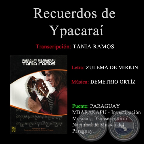 RECUERDOS DE YPACARA - Transcripcin por TANIA RAMOS
