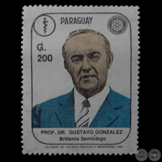 MÉDICOS DEL PARAGUAY - SELLO POSTAL PARAGUAYO AÑO 1991