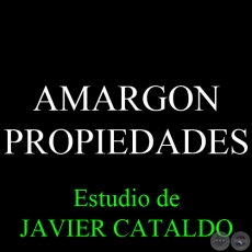 AMARGON - PROPIEDADES - Estudio de JAVIER CATALDO