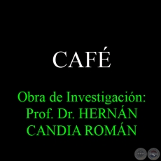 CAFÉ - Obra de Investigación: Prof. Dr. HERNÁN CANDIA ROMÁN