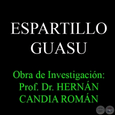 ESPARTILLO GUASU - Obra de Investigación: Prof. Dr. HERNÁN CANDIA ROMÁN