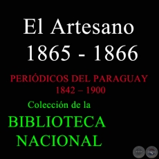 EL ARTESANO 1885 - 1886