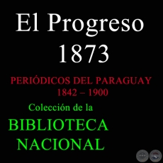 EL PROGRESO 1873 - Periódico Paraguayo