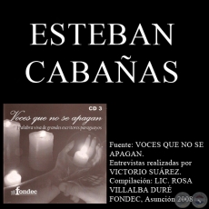 VOCES QUE NO SE APAGAN - ESTEBAN CABAÑAS