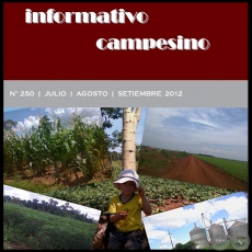 INFORMATIVO CAMPESINO 250 - JULIO AGOSTO SETIEMBRE 2012