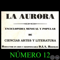 REVISTA LA AURORA - NÚMERO 12 - Redactor en jefe y responsable: D.I.A.BERMEJO