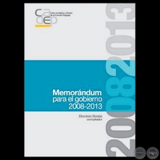 MEMORANDUM PARA EL GOBIERNO 2008 - 2013