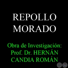 REPOLLO MORADO - Obra de Investigación: Prof. Dr. HERNÁN CANDIA ROMÁN