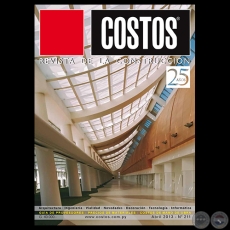 COSTOS Revista de la Construccin - N 211 - Abril 2013