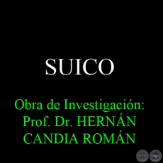 SUICO - Obra de Investigación: Prof. Dr. HERNÁN CANDIA ROMÁN