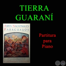 TIERRA GUARAN - Partitura para Piano