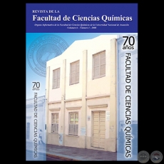 VOLUMEN 6 NÚMERO 1 AÑO 2008 - REVISTA de la FACULTAD de CIENCIAS QUÍMICAS