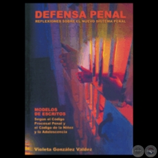 DEFENSA PENAL REFLEXIONES SOBRE EL NUEVO CÓDIGO PENAL - Por VIOLETA GONZÁLEZ VALDEZ - Año 2003