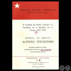 CONCENTRACION COLORADA DE MCAL. ESTIGARRIBIA, 1972 - Discurso de ALFREDO STROESSNER 