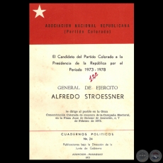 CLAUSURA DE LA CAMPAÑA ELECTORAL - ASUNCIÓN, 1973 - Discurso de ALFREDO STROESSNER 