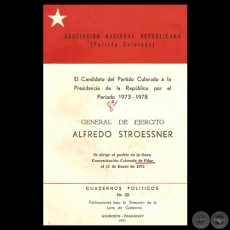 CONCENTRACIÓN COLORADA DE PILAR, 1973 - Discurso de ALFREDO STROESSNER 