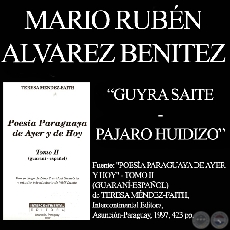 GUYRA SUITE - Poesa en guaran de  MARIO RUBN LVAREZ - Ao 1997