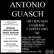 DICCIONARIO GUARANÍ – CASTELLANO (LETRA M) - Por ANTONIO GUASCH