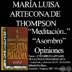 POESÌAS y OPINIONES (MARÍA LUISA ARTECONA DE THOMPSON)