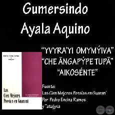 Poesías en Guaraní de GUMERSINDO AYALA AQUINO