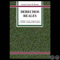 DERECHOS REALES (CÓDIGO CIVIL PARAGUAYO Y LEYES COMPLEMENTARIAS) - Por CARMELO CARLOS DI MARTINO