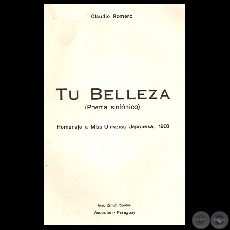 TU BELLEZA - Poema sinfónico de CLAUDIO ROMERO