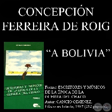 A BOLIVIA (Poesía de CONCEPCIÓN FERREIRA DE ROIG)